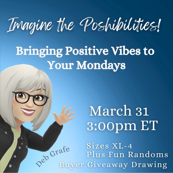 Live Show Monday November 24 3:00pm EST XL-4X POSITIVE VIBES PLUS SIZE FUN GIFTS - Picture 10 of 16
